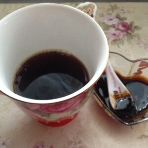 黒蜜入りコーヒー